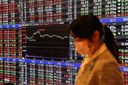 Asian shares muted, tech falls ahead of TSMC earnings