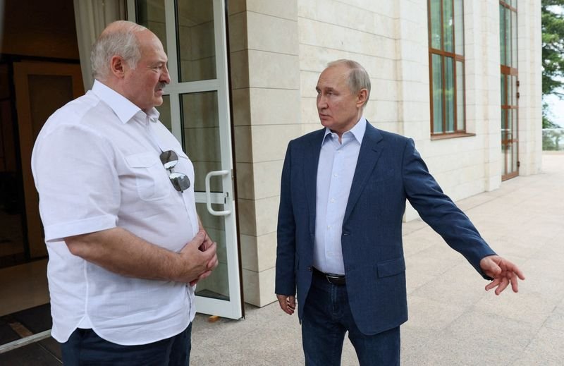 Putin hosts Belarus leader, calls Ukraine's counter-offensive a failure